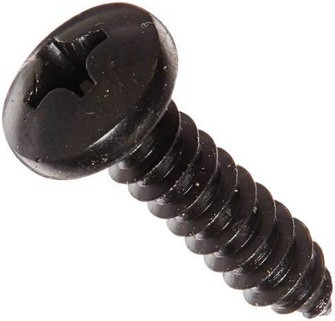 10 x 1 hex head black oxide sheet metal screw|black oxide head screws.